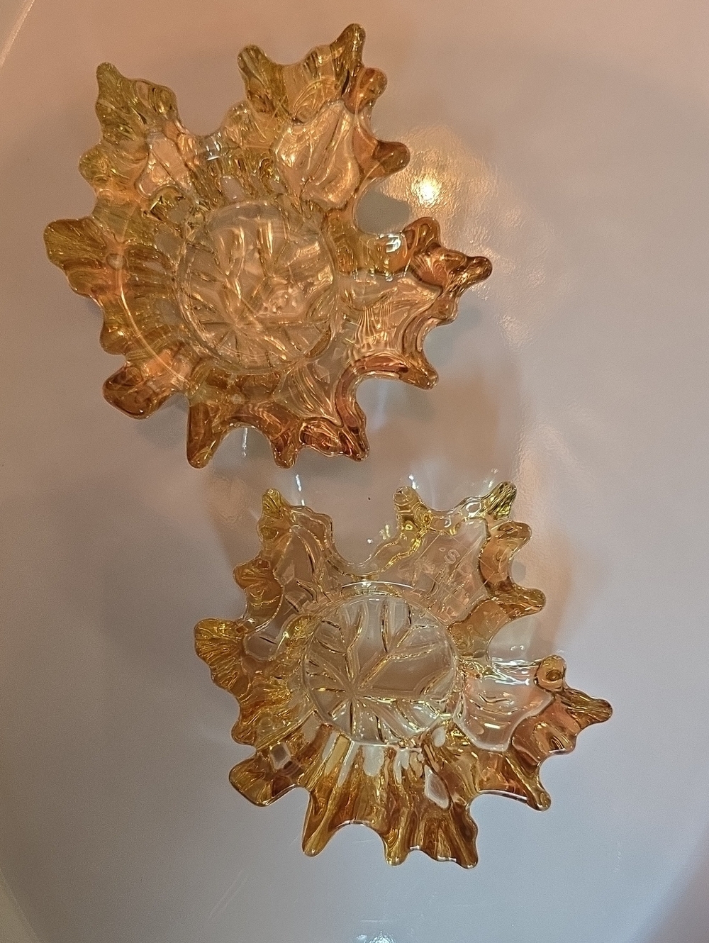 Simon Designs Crystal Candle Holders